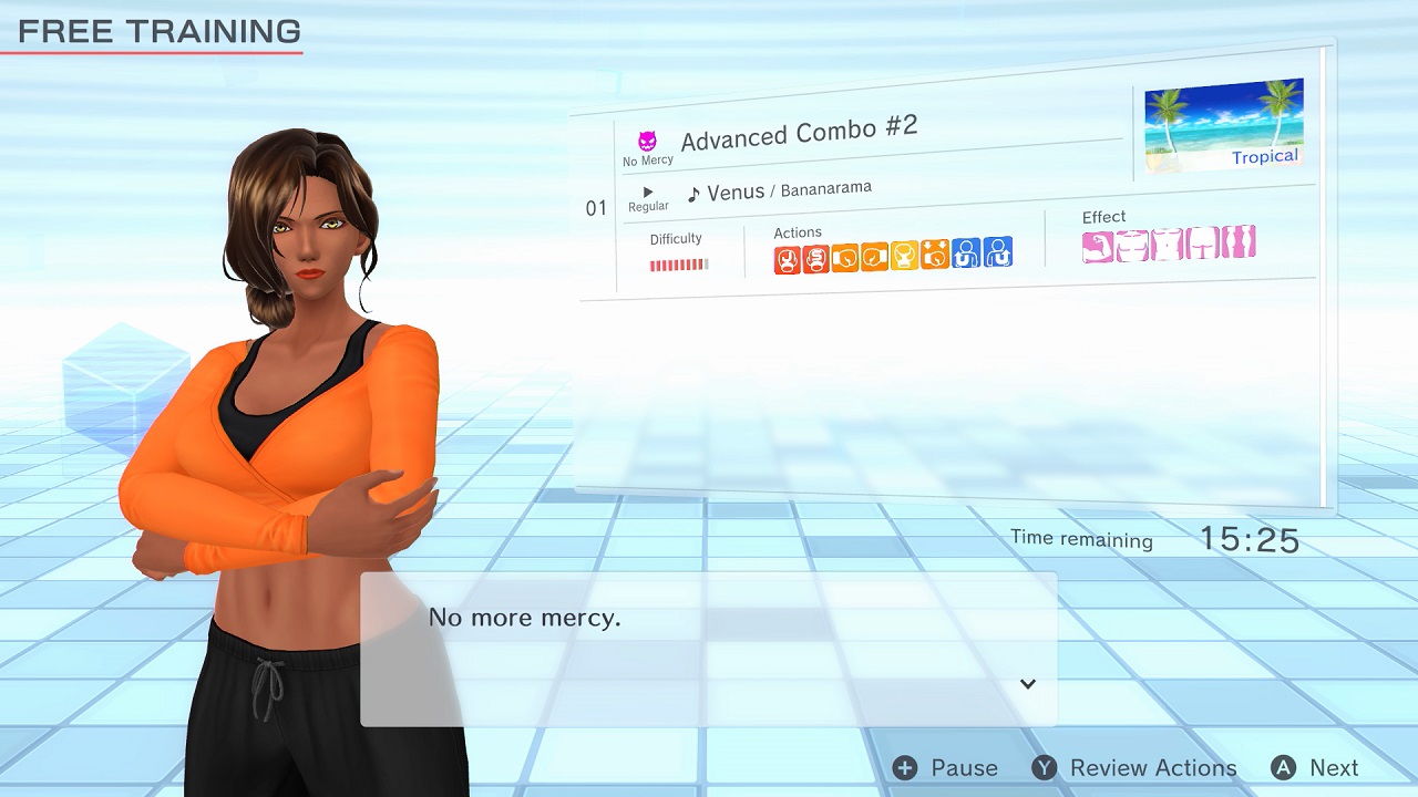 Fitness Boxing 2: Rhythm & Exercise No Mercy intensity: Laura screenshot 3