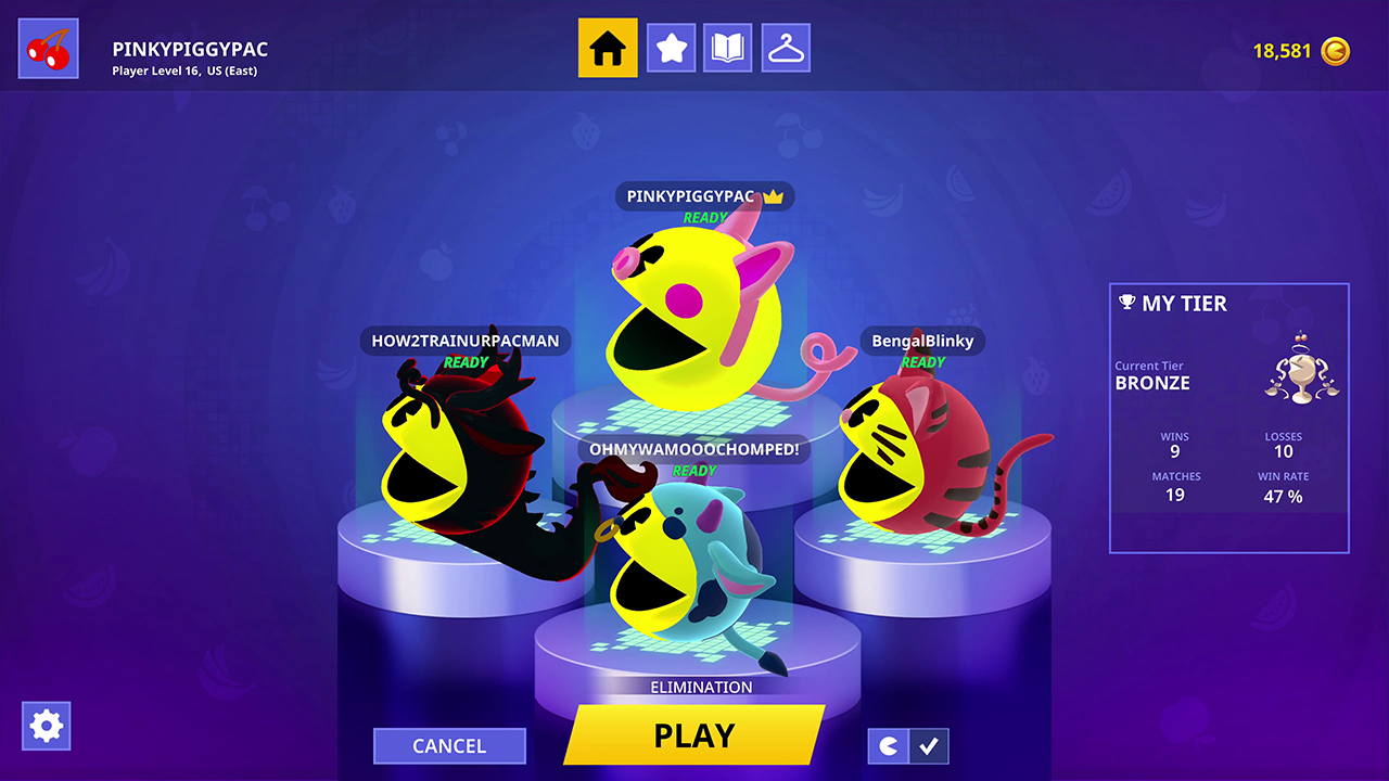 PAC-MAN Mega Tunnel Battle: Chomp Champs - Lunar Animals PAC screenshot 6
