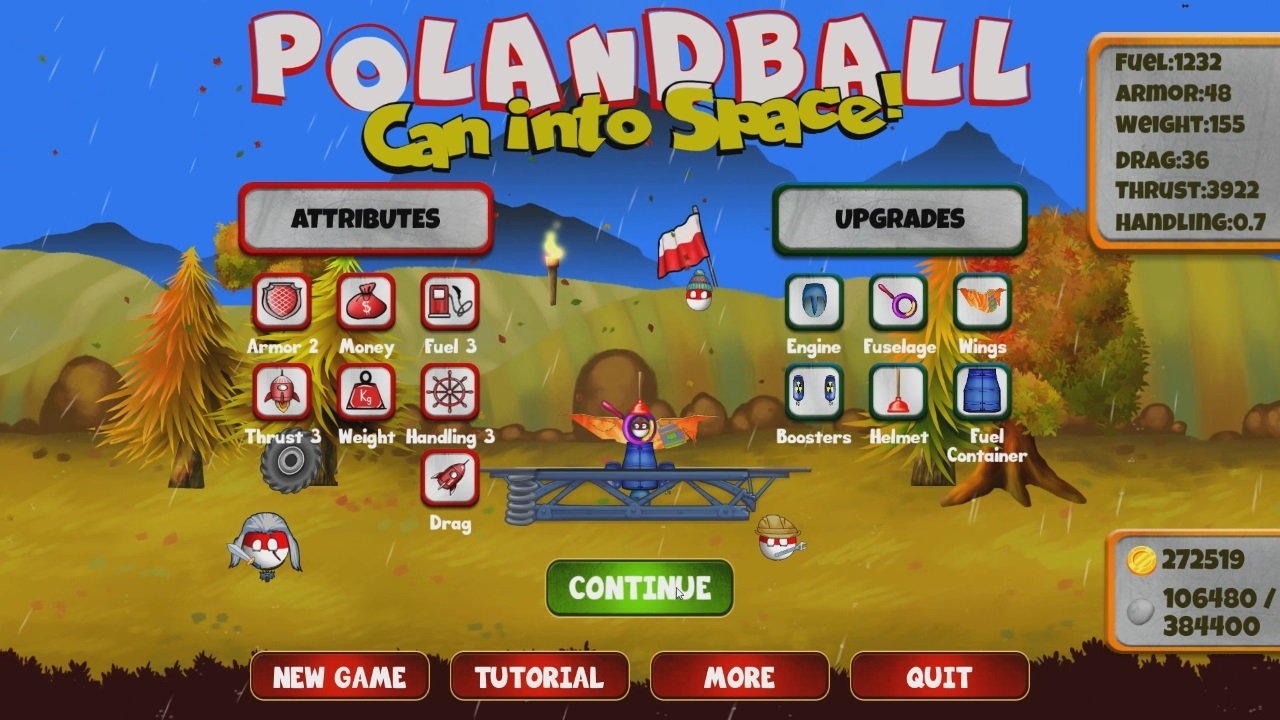 Polandball: Can Into Space screenshot 1