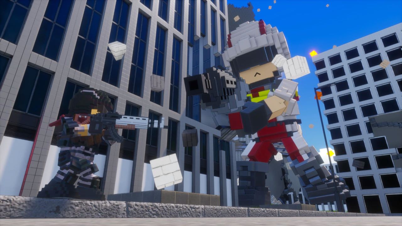 四角い地球に再びシカク現る!? デジボク地球防衛軍2 EARTH DEFENSE FORCE: WORLD BROTHERS screenshot 2