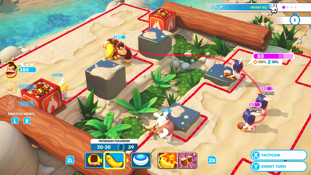Mario + Rabbids® Kingdom Battle Donkey Kong Adventure screenshot 1