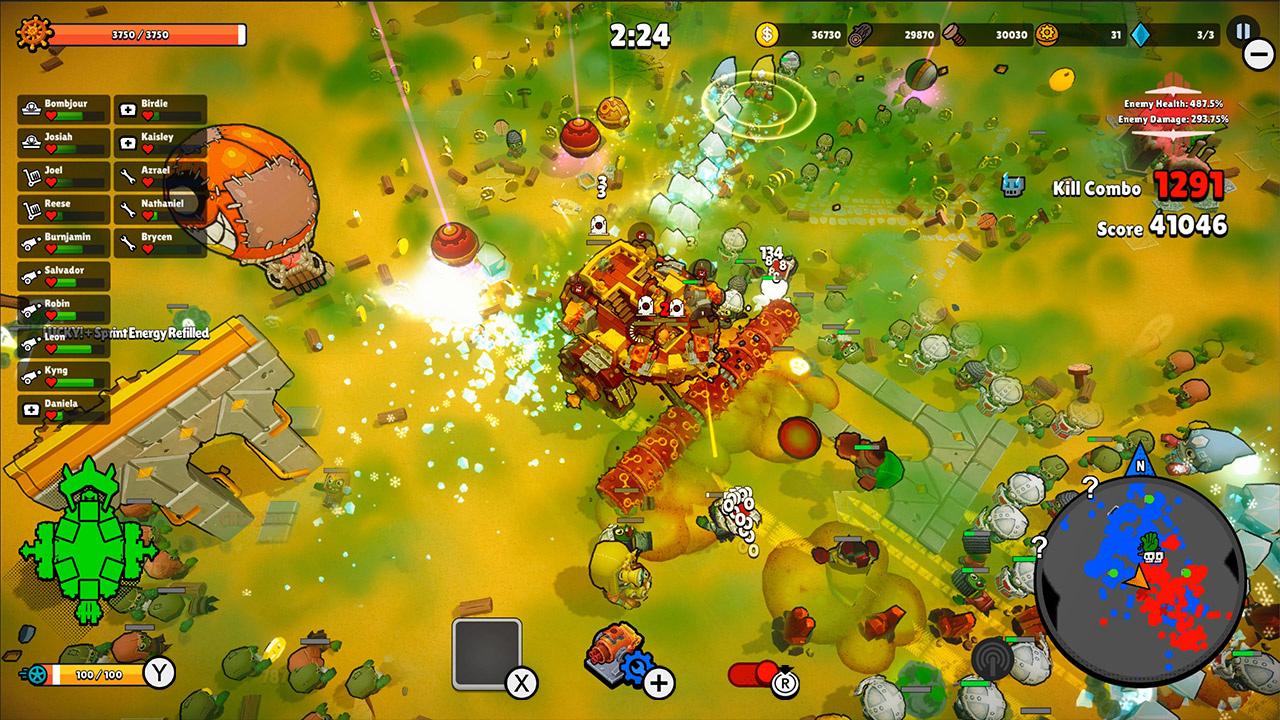 Zombie Rollerz: The Last Ship screenshot 1