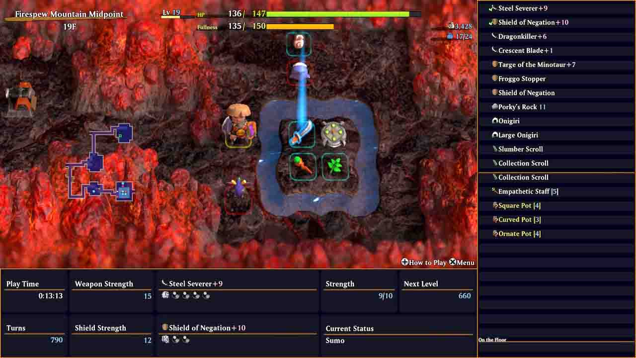 Shiren the Wanderer: The Mystery Dungeon of Serpentcoil Island screenshot 6