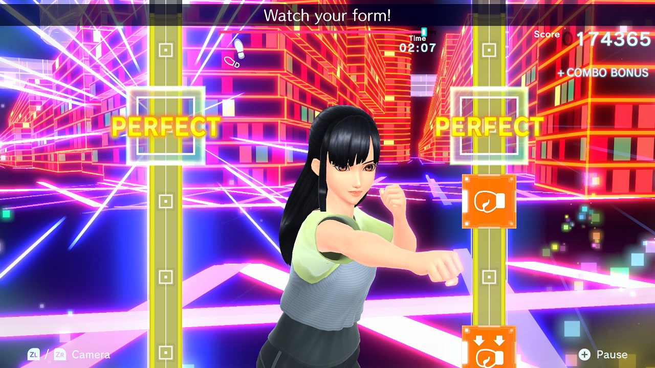 Fitness Boxing 2: Rhythm & Exercise No Mercy intensity: Karen screenshot 1