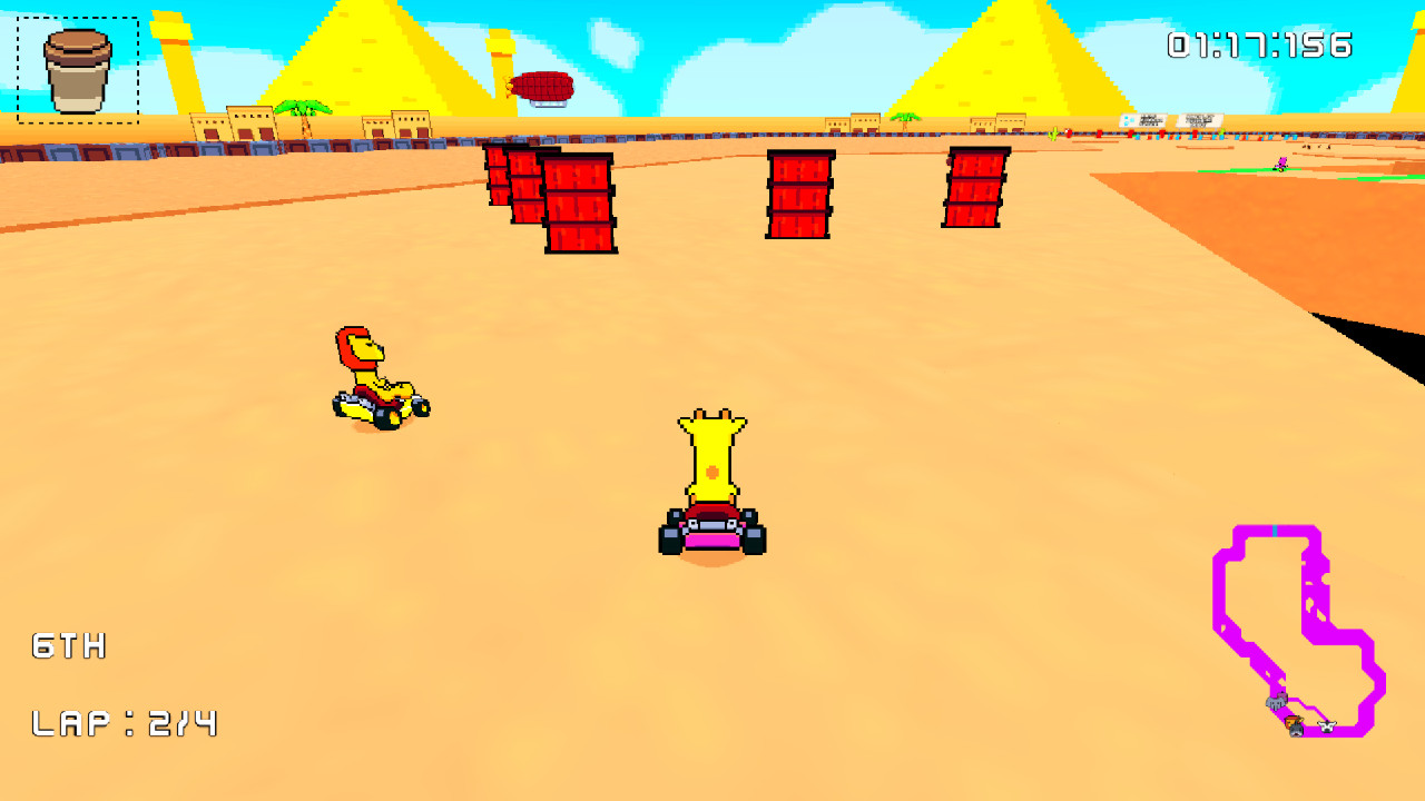 Retro Kart Rush screenshot 4