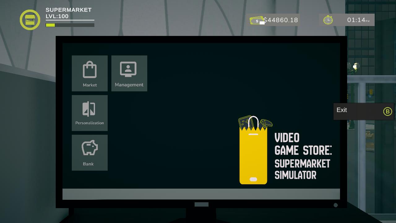 Video Game Store: Supermarket Simulator screenshot 1