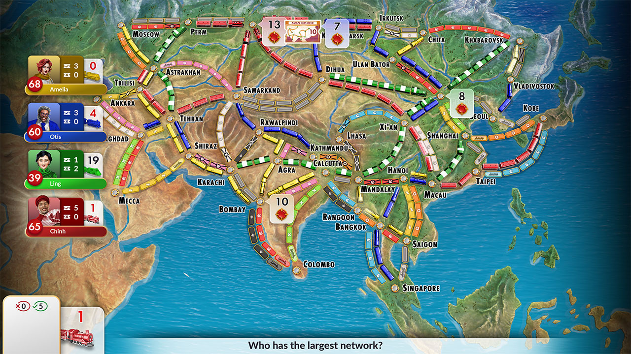 Ticket to Ride: Legendary Asia screenshot 5