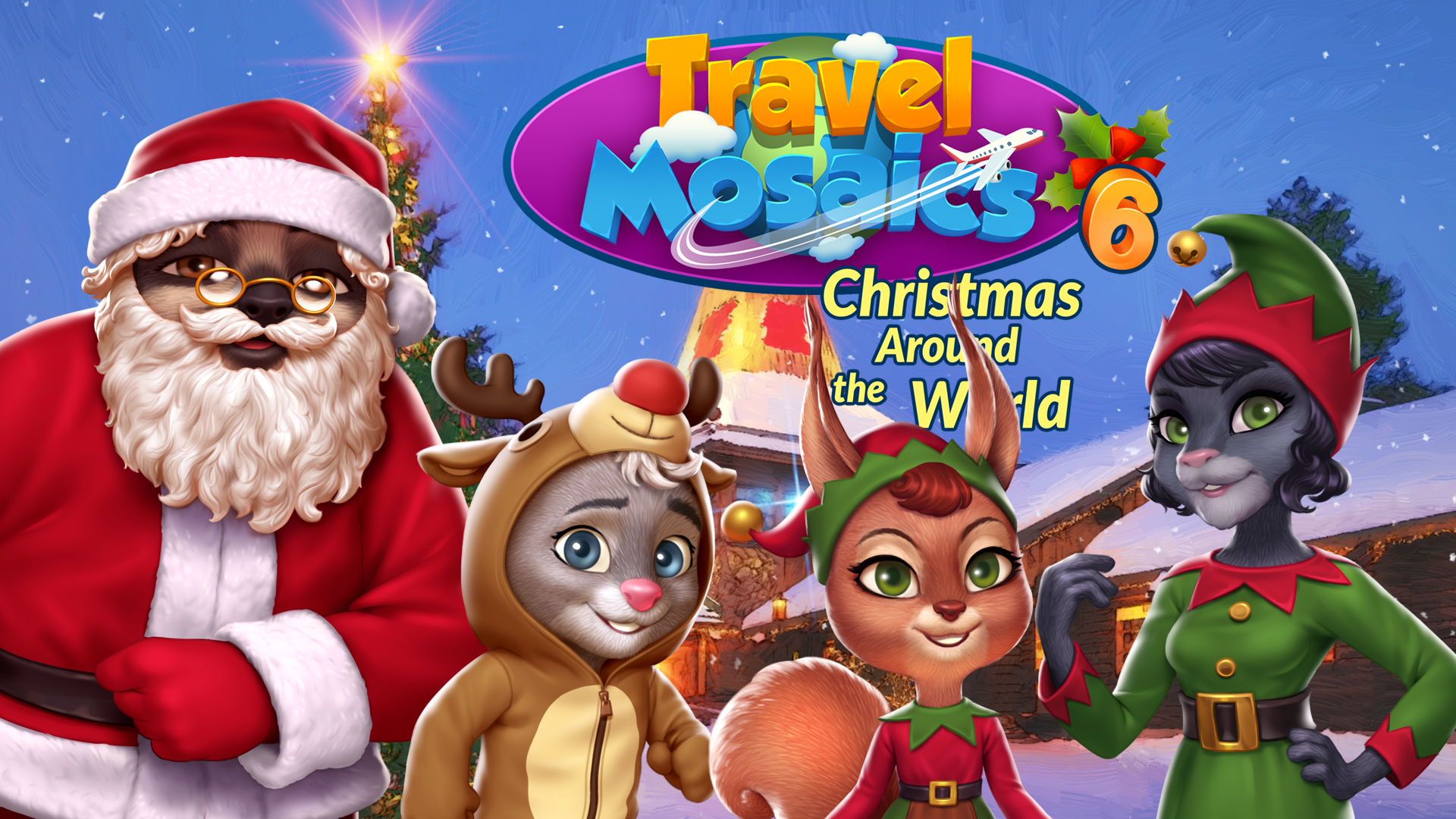 Travel Mosaics 6: Christmas Around the World