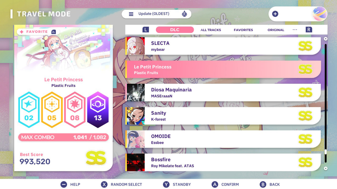 Sixtar Gate: STARTRAIL - Oshiribeat Pack screenshot 1