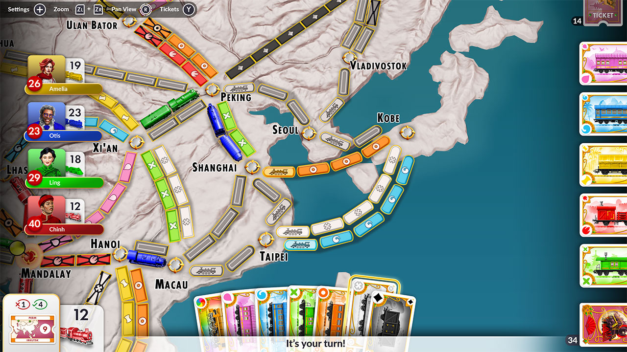 Ticket to Ride: Legendary Asia screenshot 4