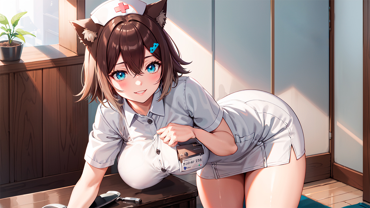 Neko Girls Puzzle screenshot 2