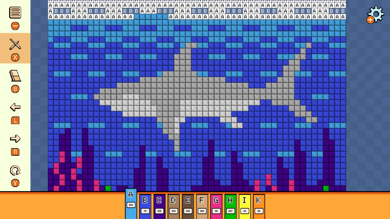 Pixel Cross Stitch Color by Number: Under The Sea 2 screenshot 2