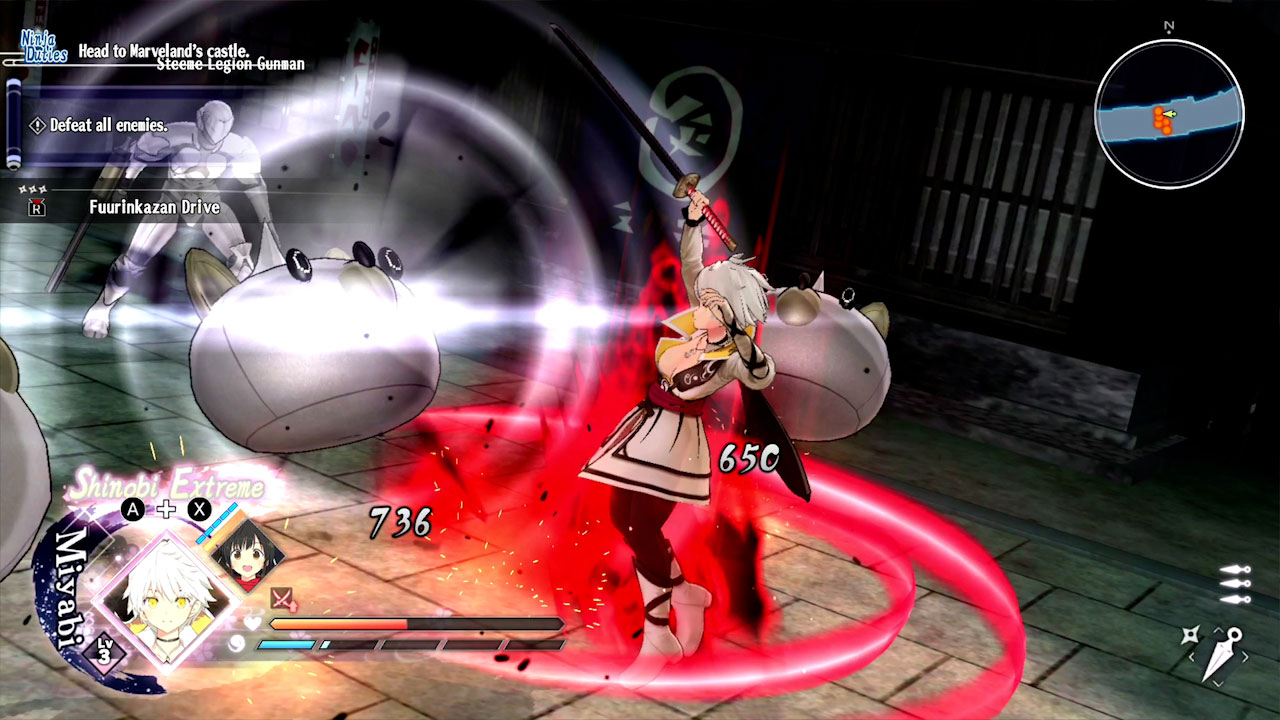 Neptunia X SENRAN KAGURA: Ninja Wars screenshot 4