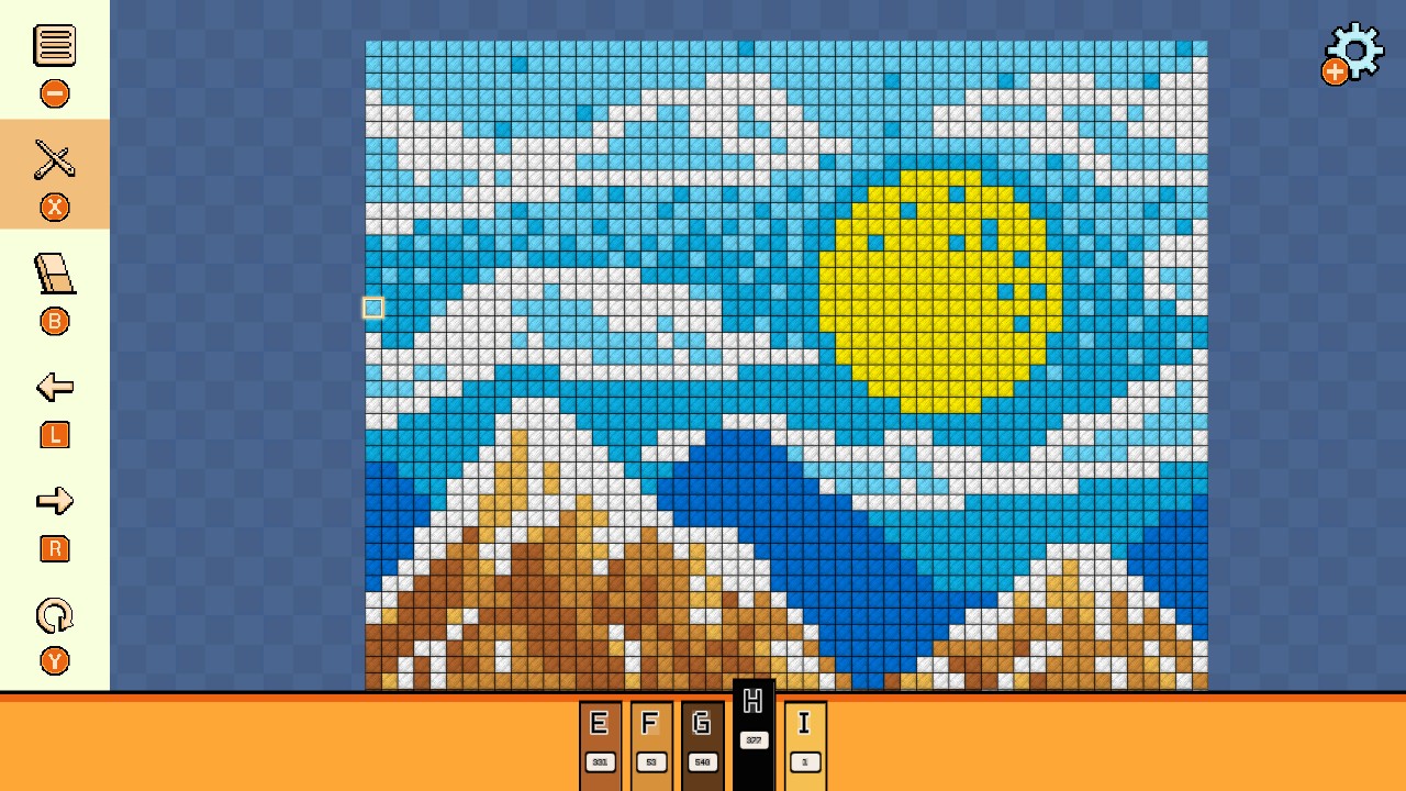 Pixel Cross Stitch Color by Number: Landscapes 2 screenshot 2