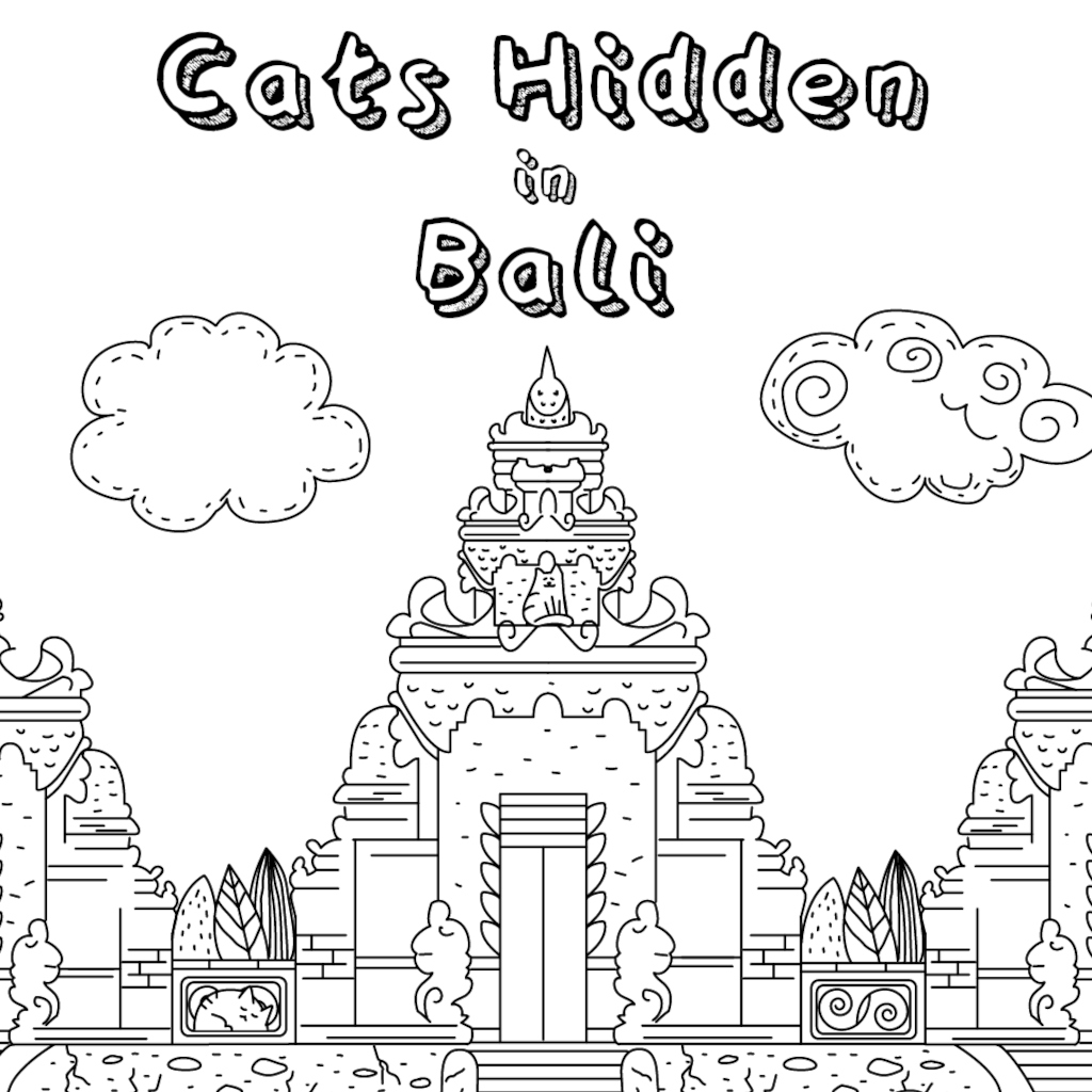 Cats Hidden in Bali