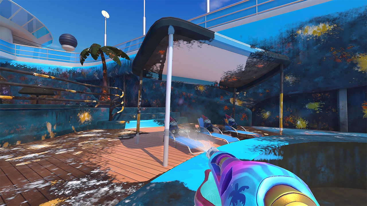 PowerWash Simulator – Cruise Ship Sun Deck – Summer 2024 screenshot 1