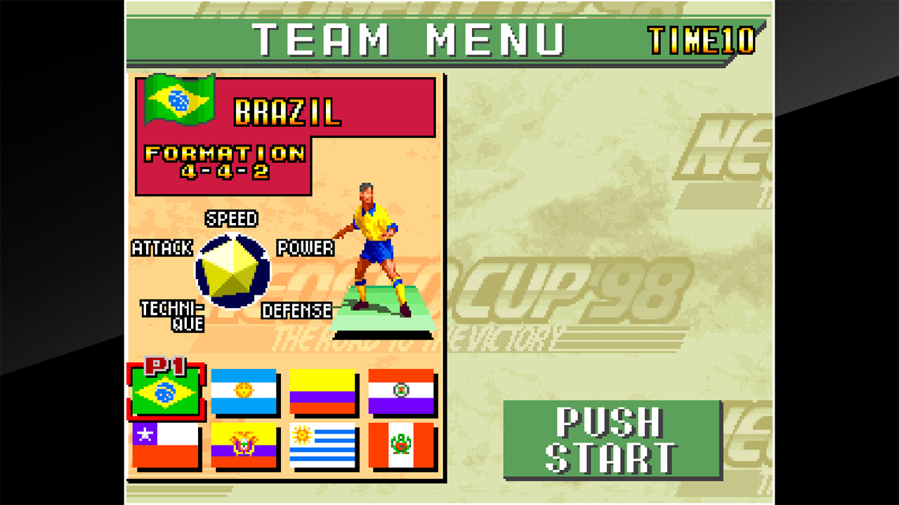 ACA NEOGEO NEO GEO CUP '98: THE ROAD TO THE VICTORY screenshot 2