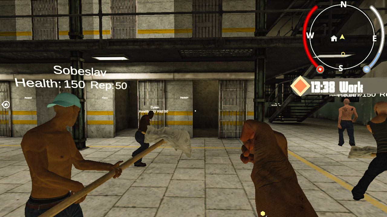 Prison Life Simulator Jail - Gangster Escape Games Scary Architect Battle screenshot 5