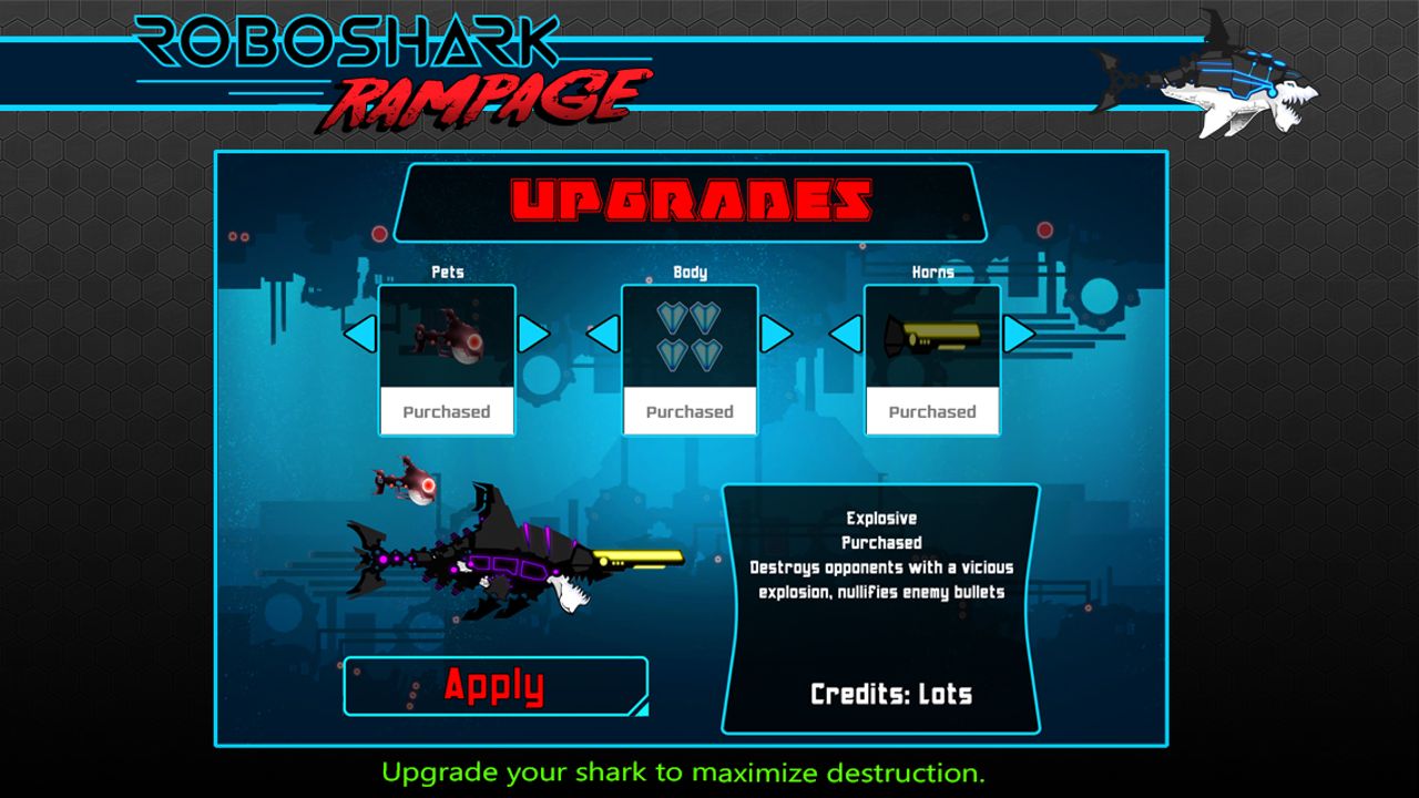 RoboShark Rampage screenshot 2