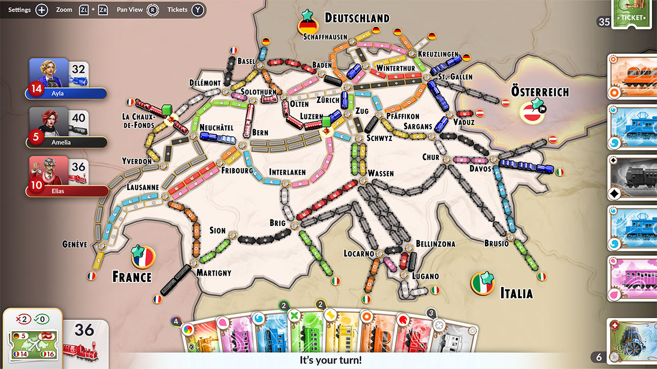 Ticket to Ride®: Switzerland Expansion screenshot 4