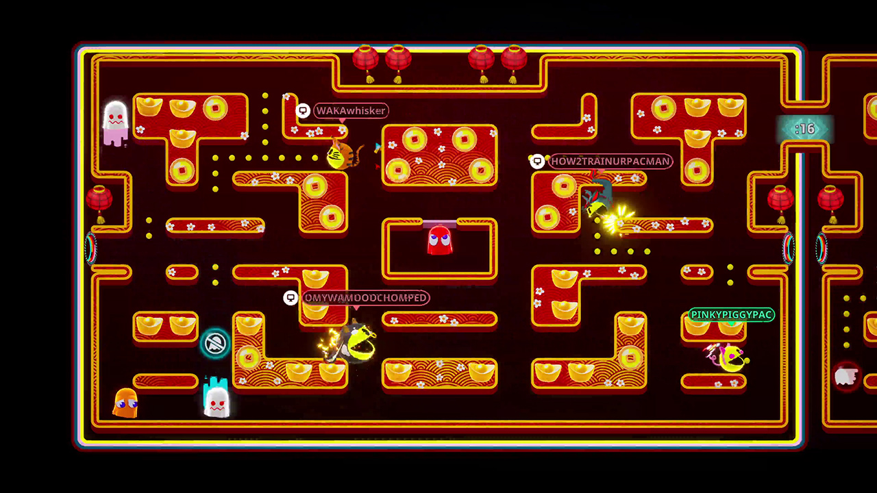 PAC-MAN Mega Tunnel Battle: Chomp Champs - Lunar Animals PAC screenshot 4