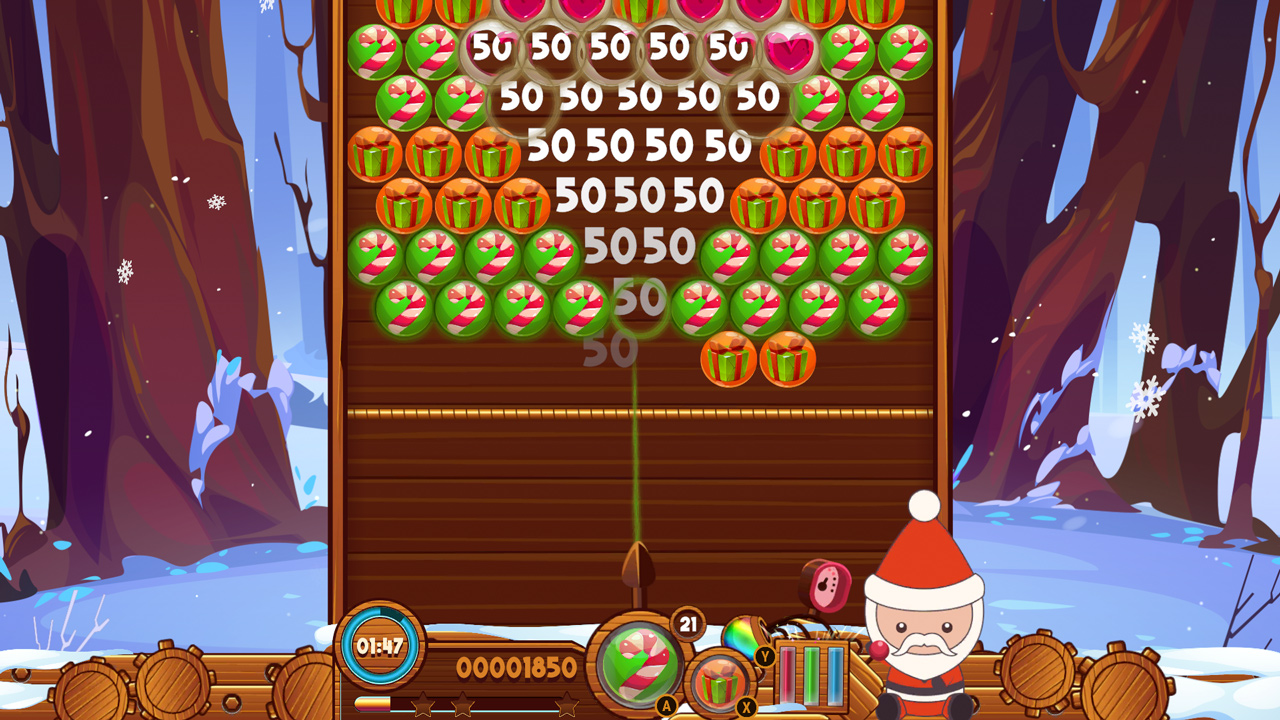 Christmas Bubble Puzzle screenshot 5