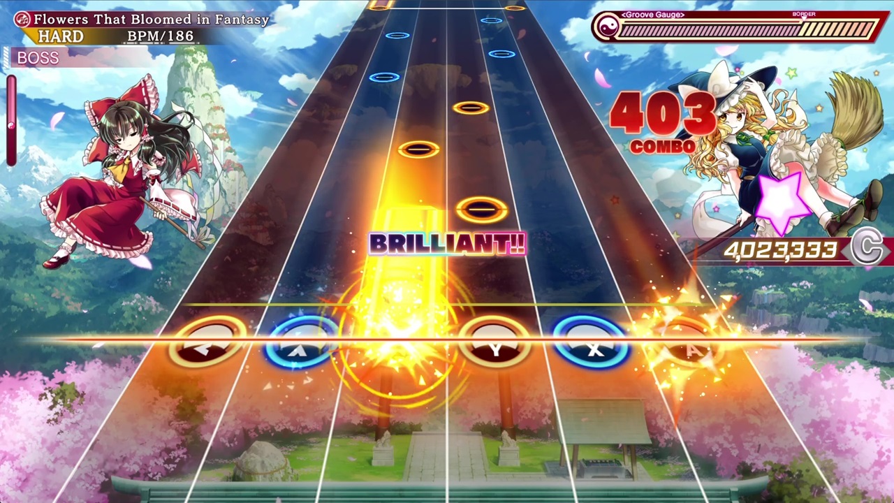 Touhou Danmaku Kagura Phantasia Lost screenshot 1