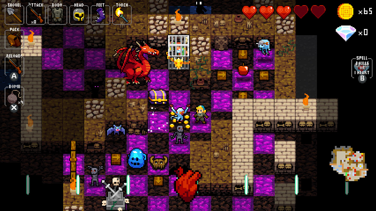 Crypt of the NecroDancer: Nintendo Switch Edition screenshot 1