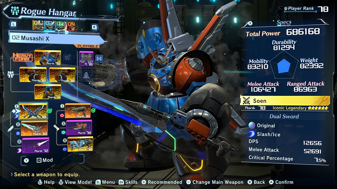 MEGATON MUSASHI W: WIRED Standard Edition screenshot 2