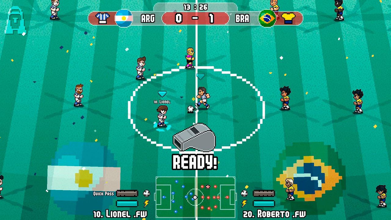 Pixel Cup Soccer - Ultimate Edition screenshot 1