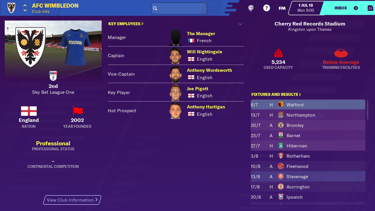 Football Manager 2020 Touch screenshot 1