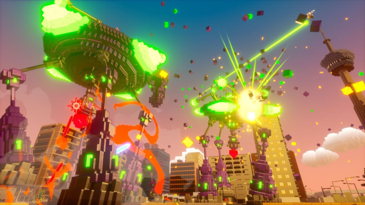 四角い地球に再びシカク現る!? デジボク地球防衛軍2 EARTH DEFENSE FORCE: WORLD BROTHERS screenshot 3