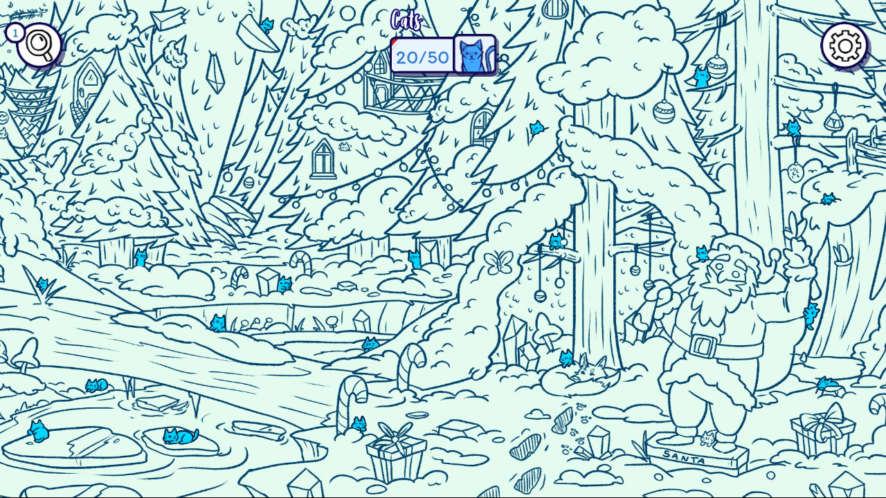 Hidden Cats in Santa's Realm screenshot 3