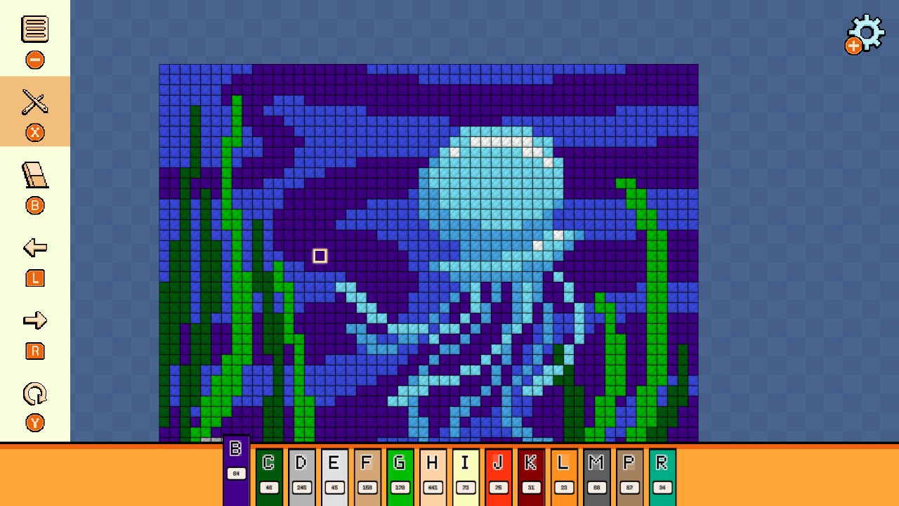 Pixel Cross Stitch Color by Number: Under The Sea 2 screenshot 1