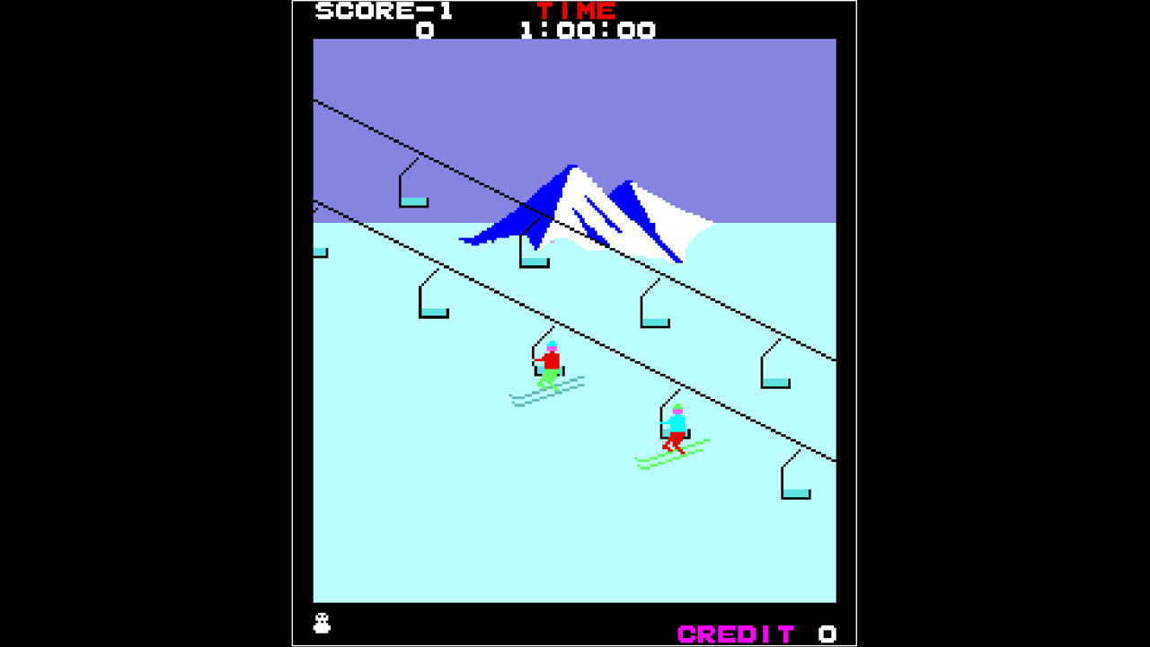 Arcade Archives ALPINE SKI screenshot 1