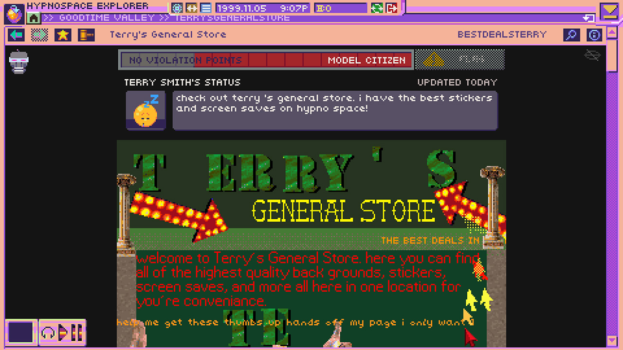 Hypnospace Outlaw screenshot 5
